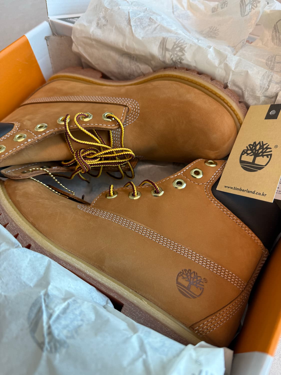 [W250] 팀버랜드 6인치 프리미엄 워터프루프 부츠 위트 누벅 상품이미지4
