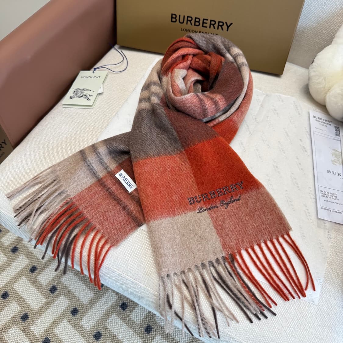 버버리 리버서블 스카프 100% 램스울
 상품이미지4