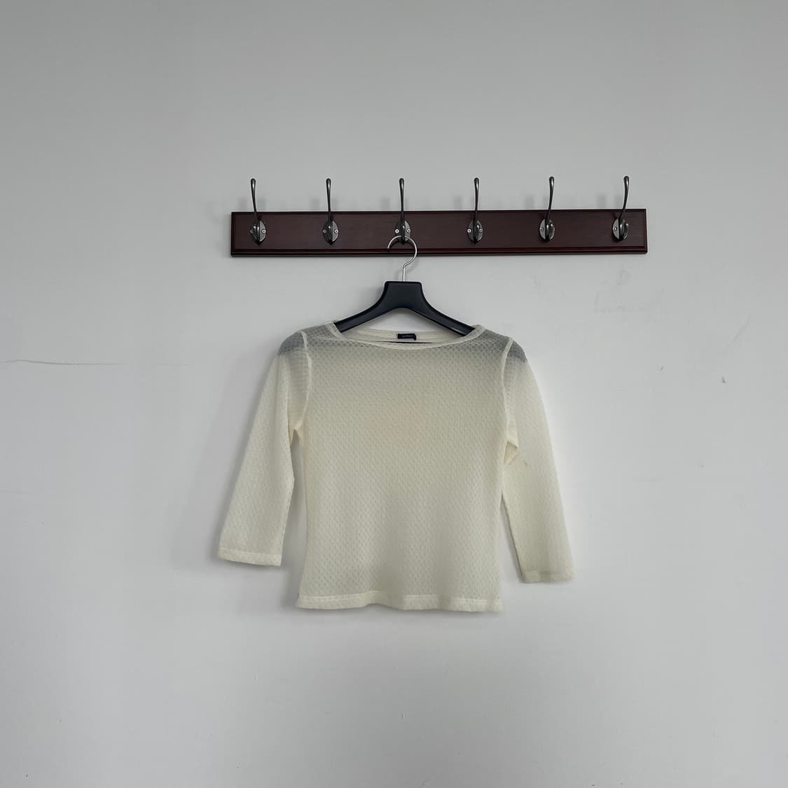 재팬 빈티지 레이어드용 시스루 7부 티셔츠 상품이미지2