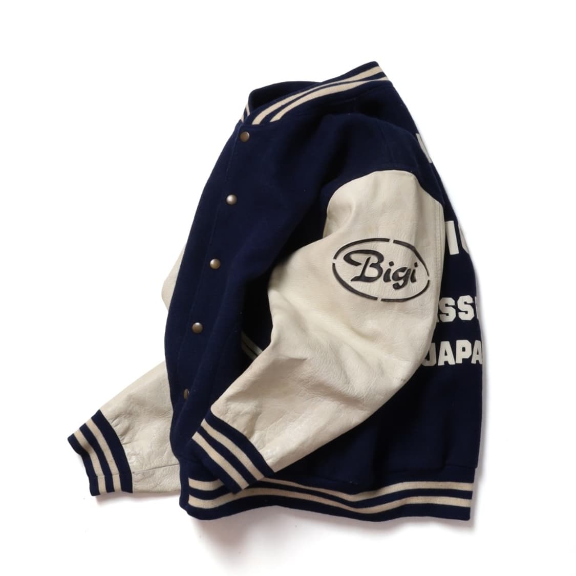 BIGI Wool Leather Varsity Jacket    상품이미지8