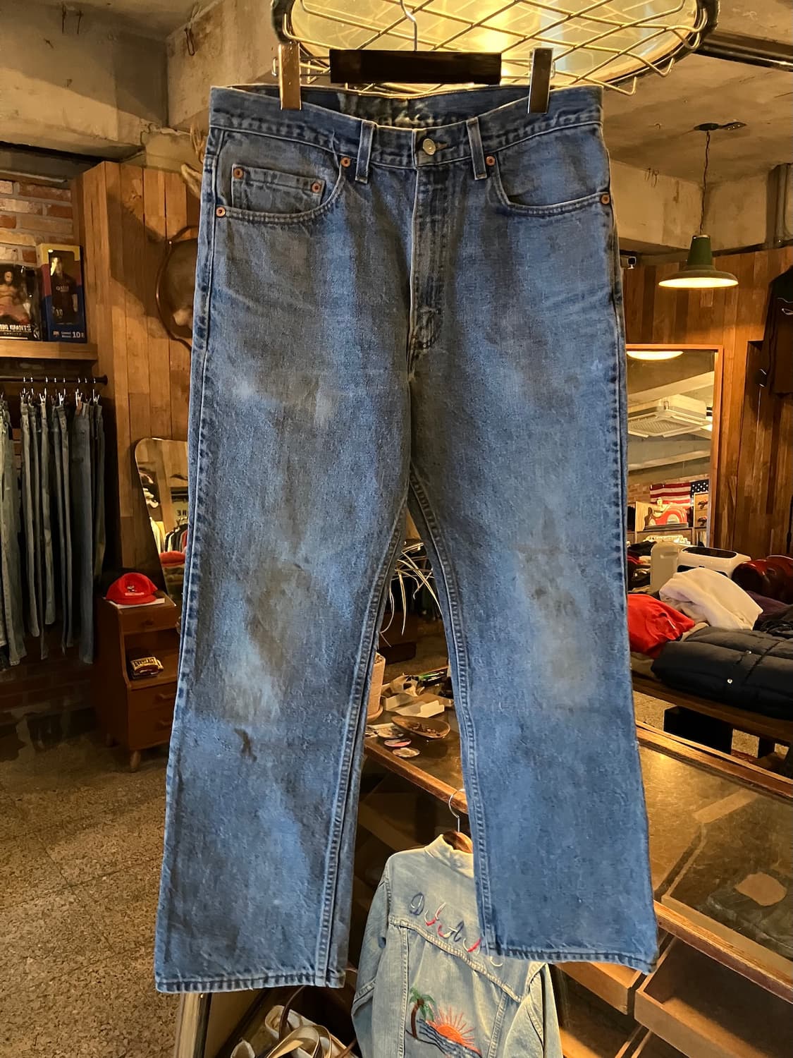 90s USA 빈티지 리바이스 517 부츠컷 데님 팬츠 상품이미지2