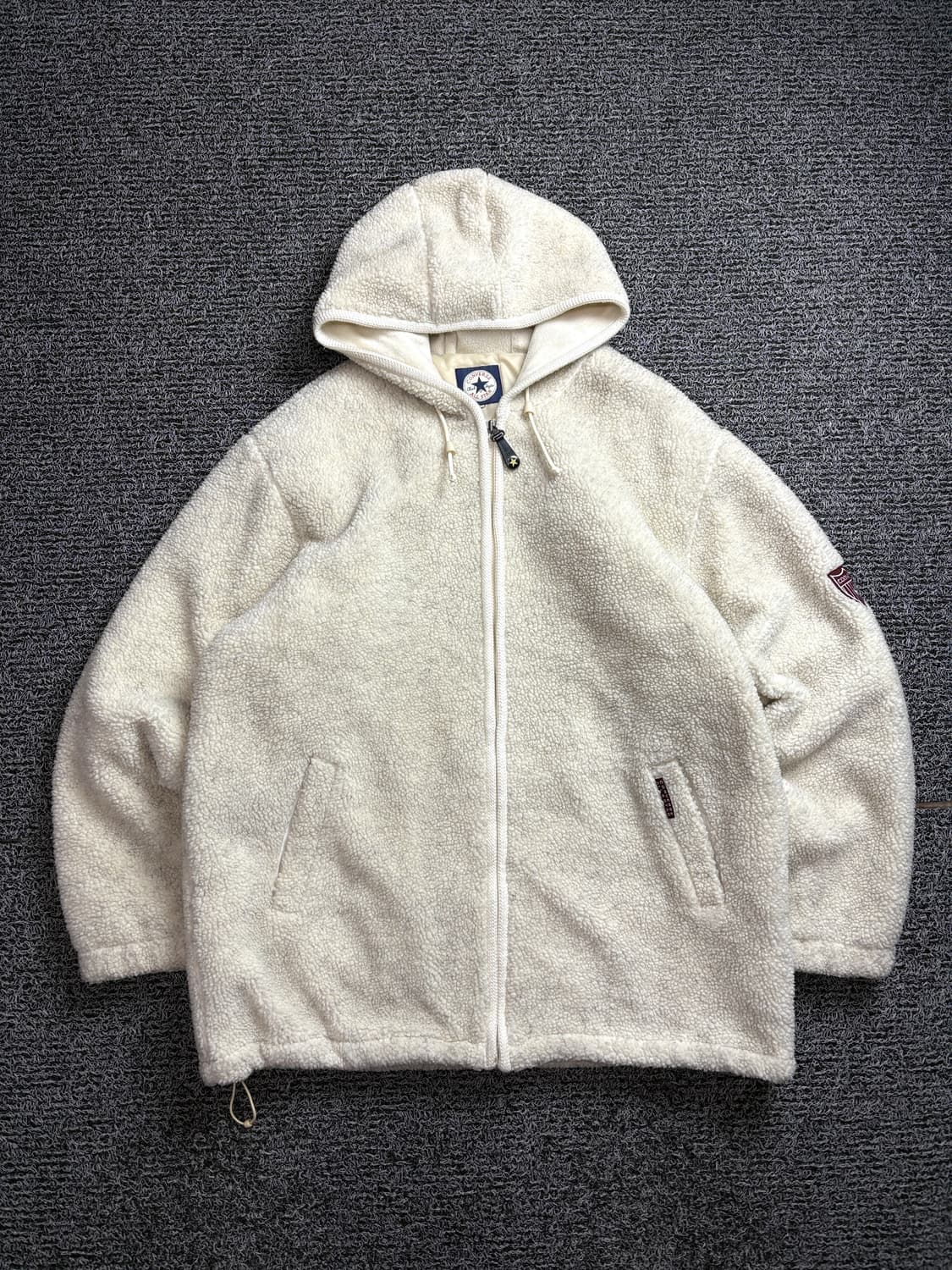 컨버스 척테일러 빅로고 쉐르파 플리스 후디 점퍼 2382 상품이미지2