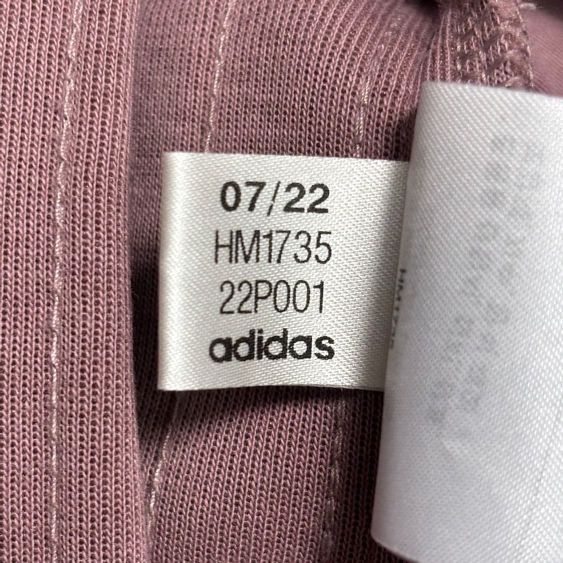 ADIDAS 스트라이프 와이드 팬츠 핑크 S 상품이미지7