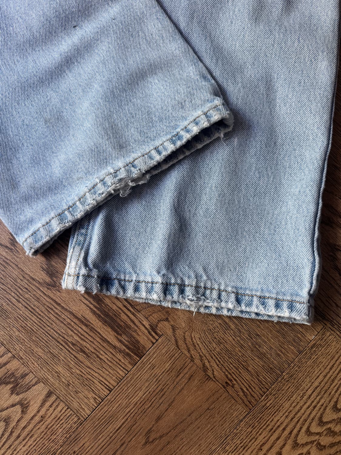 [32]리바이스 517 빈티지 리페어드 라이트블루 플레어진 F58 상품이미지4