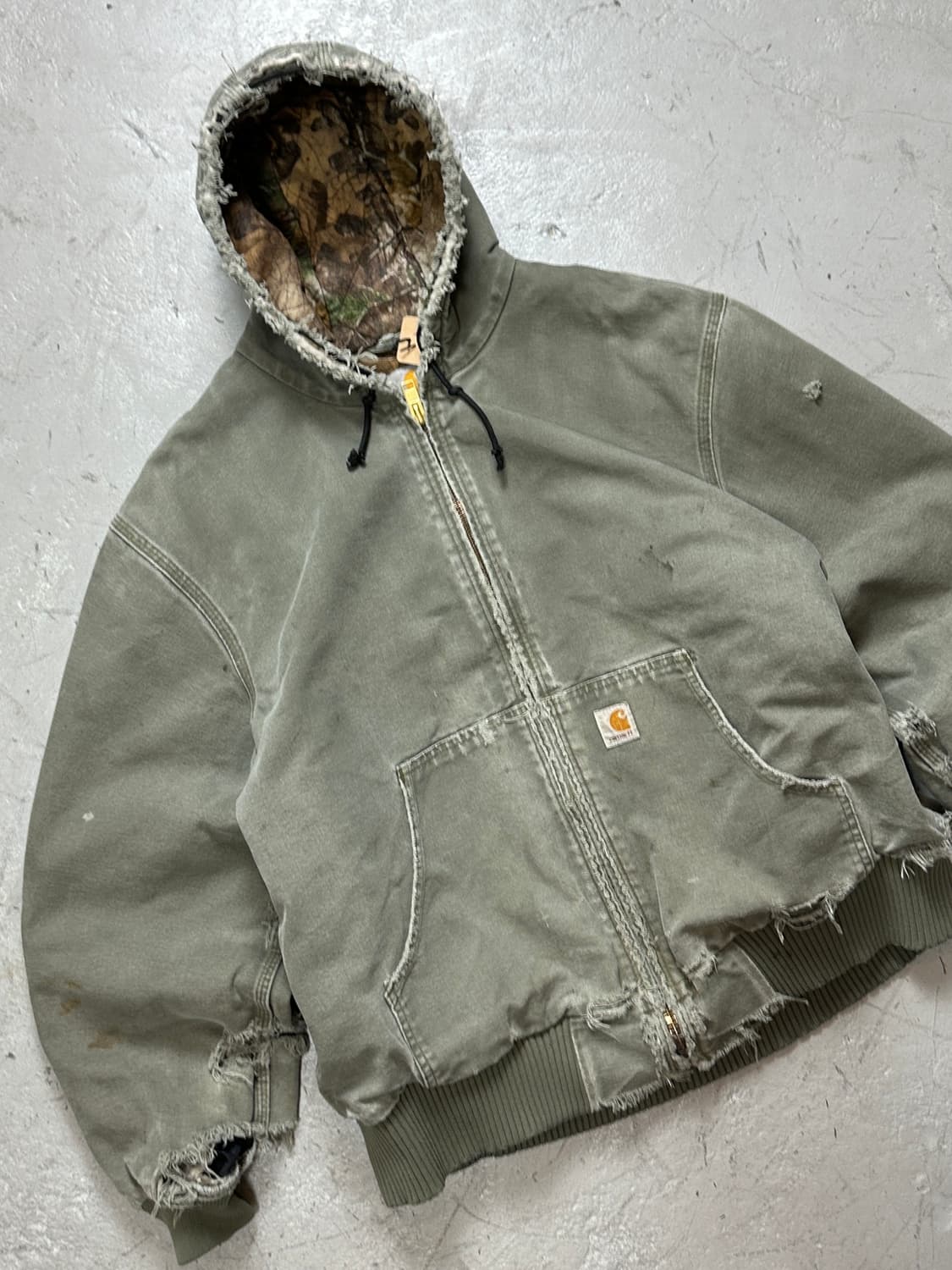 OG 칼하트 하드에이징 액티브 자켓 칼하트 후드자켓 상품이미지5