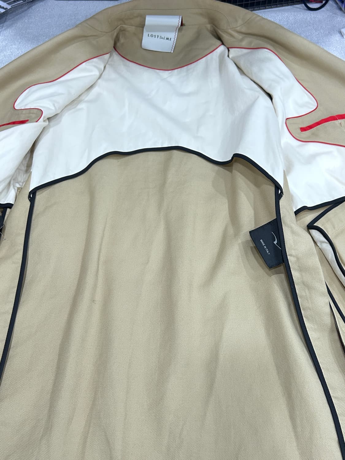 로스트인미 이탈리아 브랜드 코튼 롱 더블버튼 베스트 44-55 상품이미지10