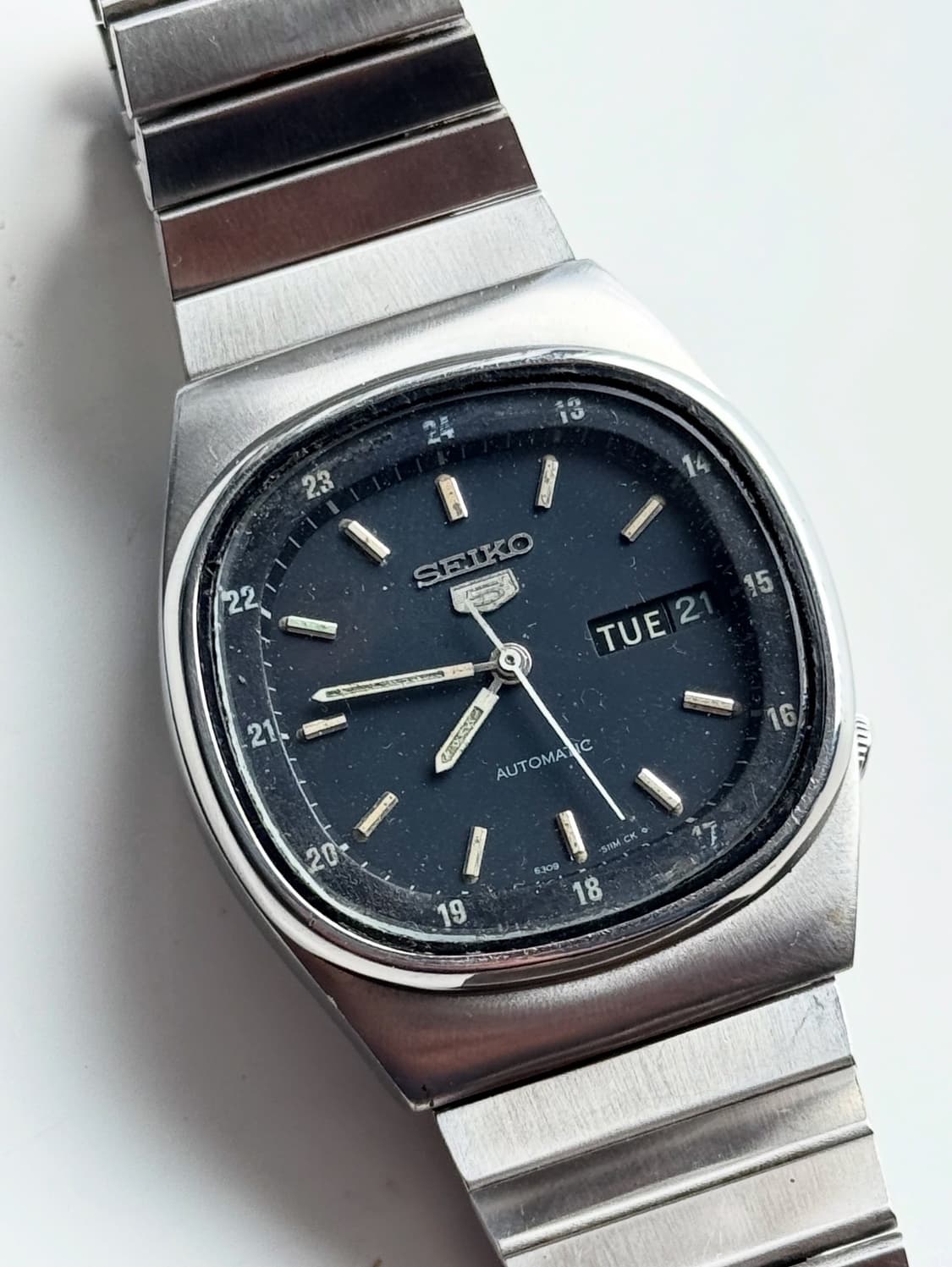 80s Seiko5 Autmatic Vintage Metal Watch 상품이미지2