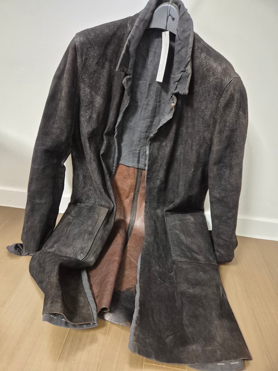 Maurizio Altieri 홀스 레더 코트 상품이미지1