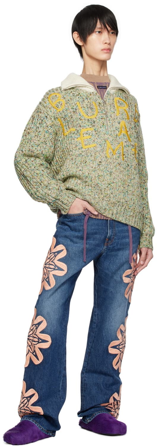BLUEMARBLE Embroidered denim jeans 상품이미지5