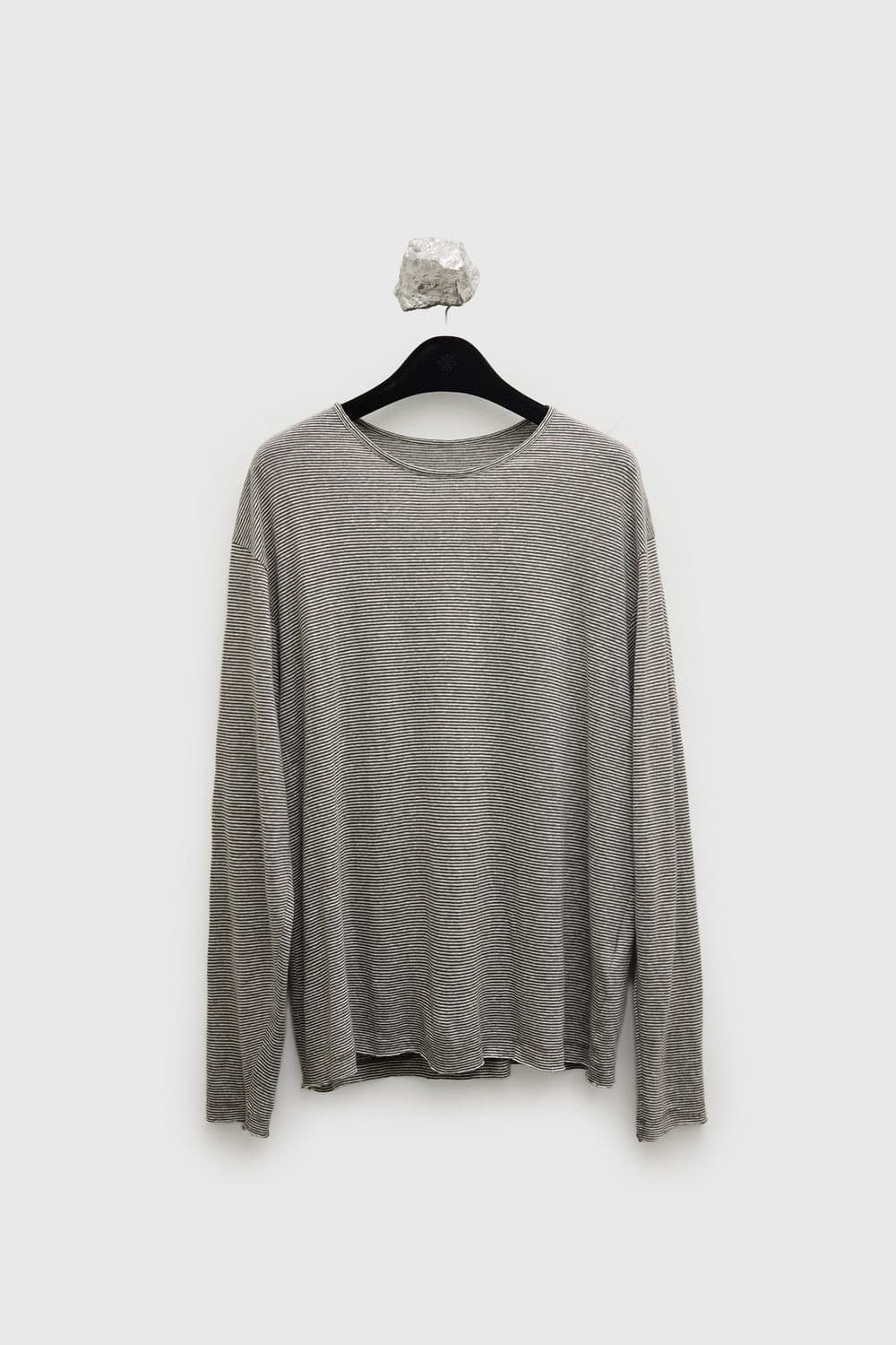 유스  Cut-off Round-neck L/S T-shirt 상품이미지1