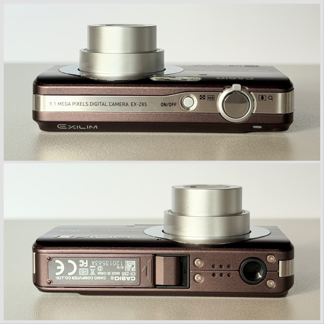 ✨츄 프리지아 픽 풀박 풀셋✨ 카시오 엑슬림 EX-Z85 쵸코 브라운🍫 상품이미지6