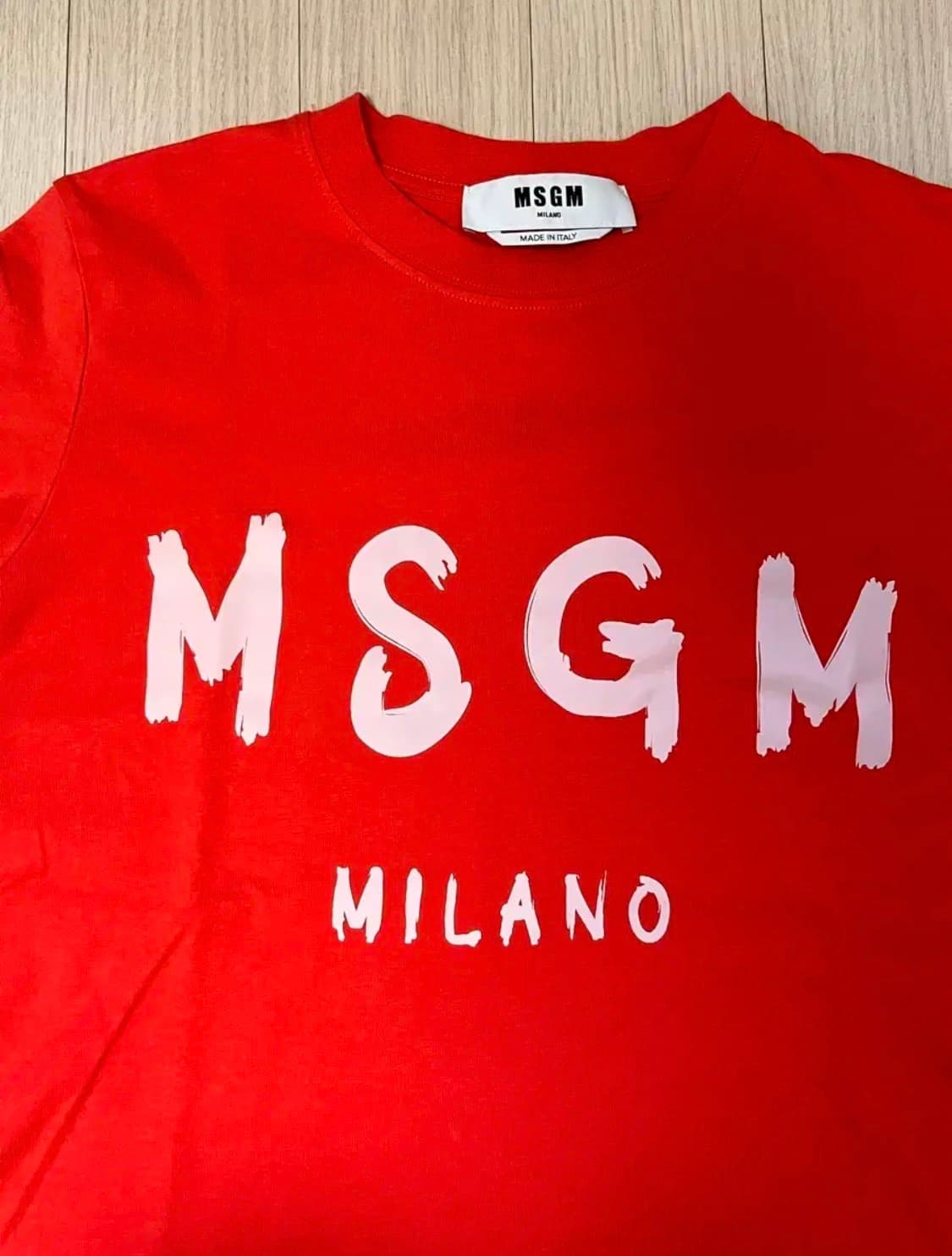 MSGM 빅로고 반팔티셔츠 XS 상품이미지3