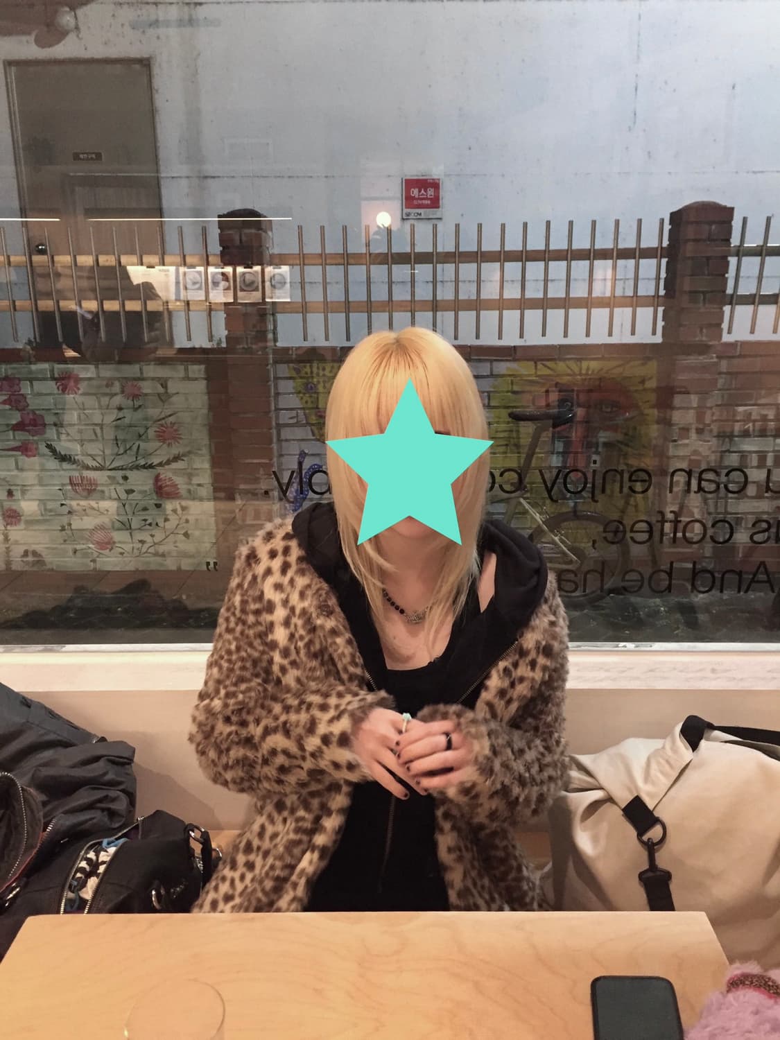 빈티지 갸루 호피 레오파드 퍼자켓 상품이미지1