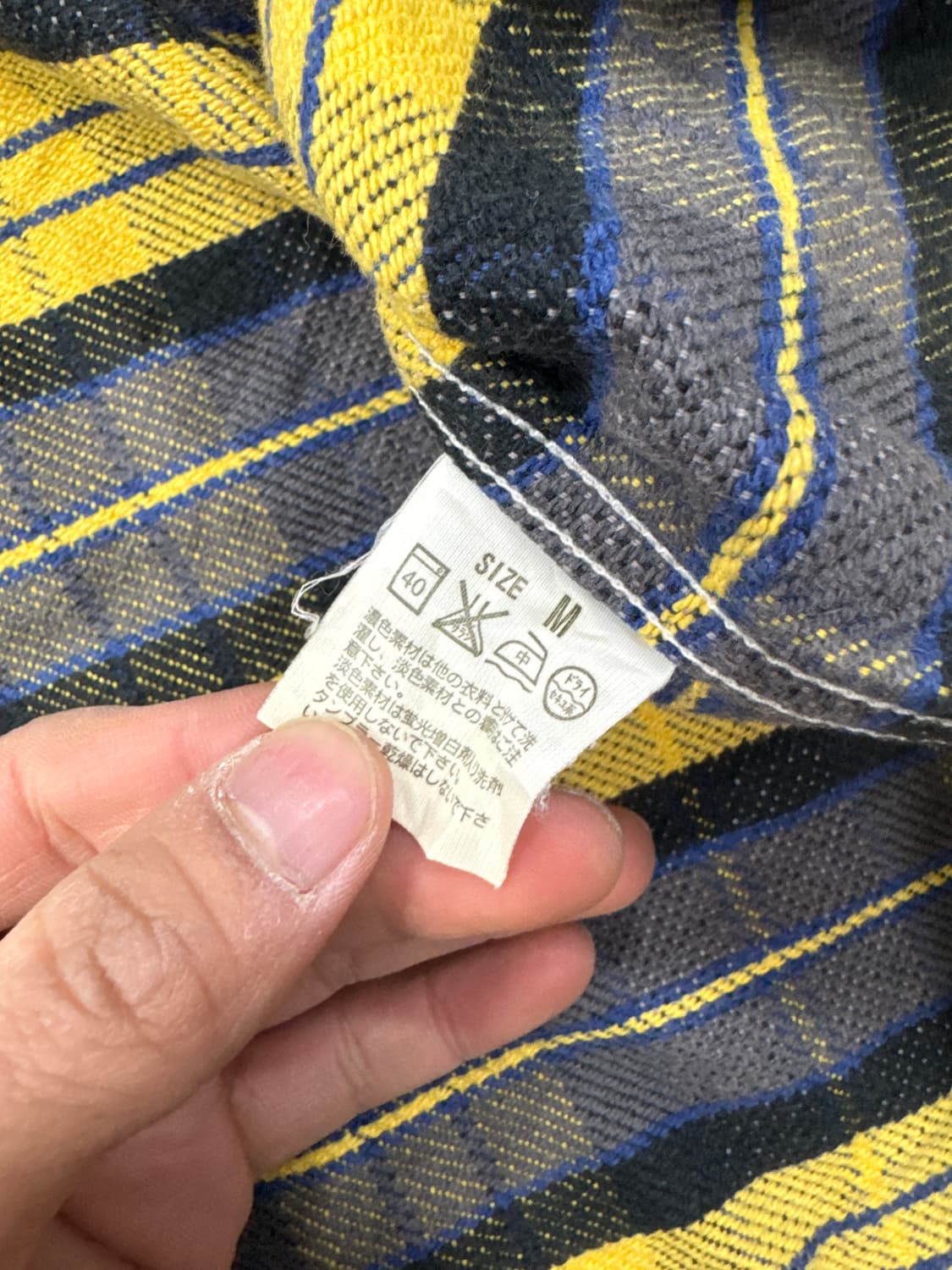 리바이스 파머스 체크 셔츠 M 상품이미지4