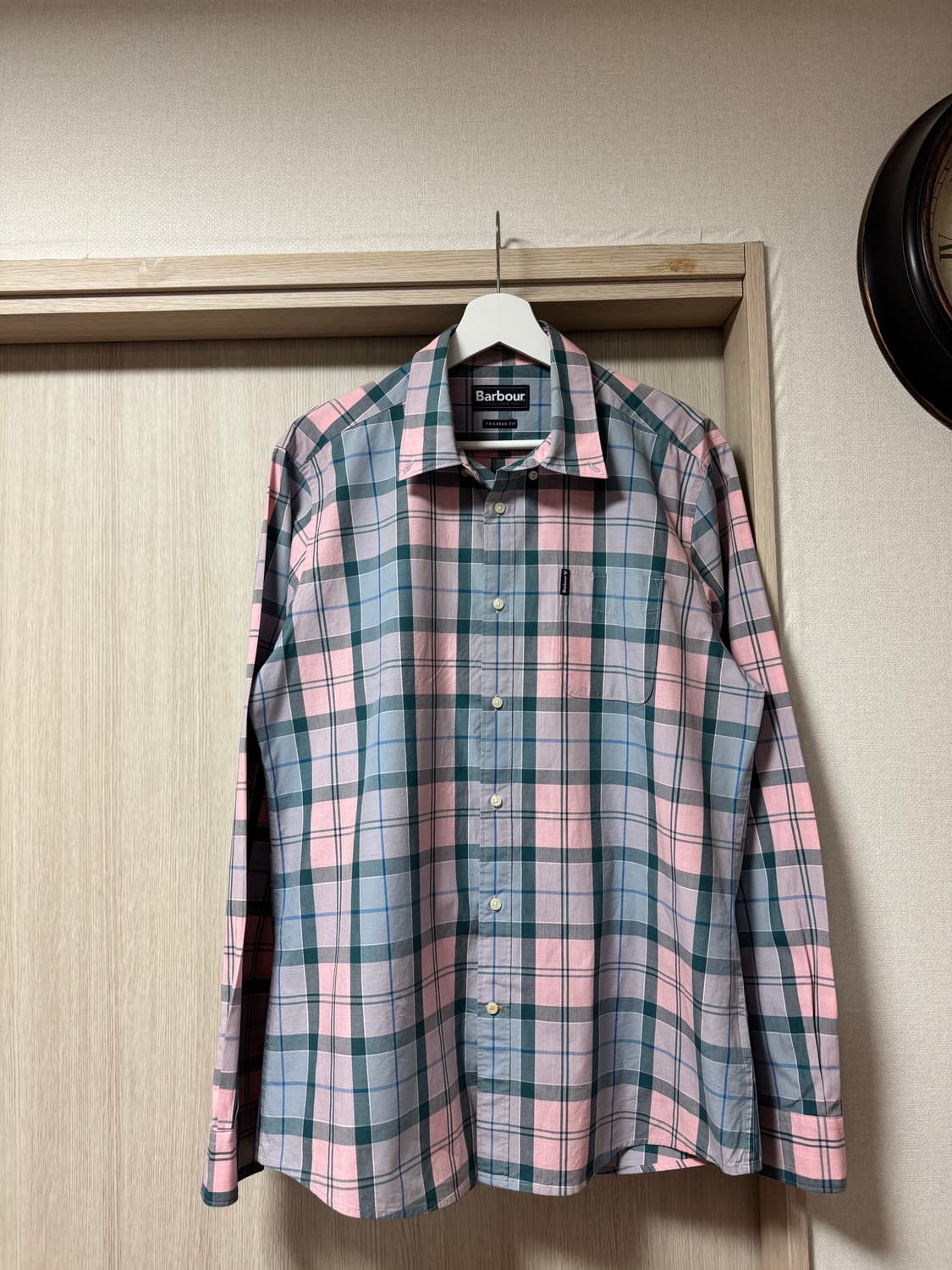 바버 남성 체크셔츠 상품이미지4