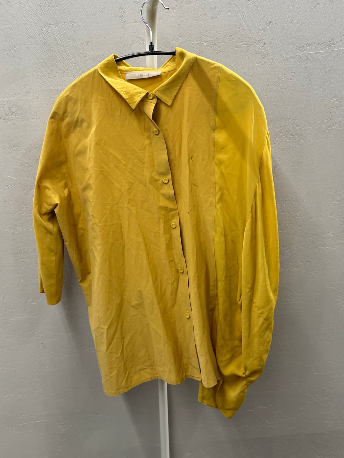 LEBEIGE 르베이지 노란색 셔츠 상품이미지2