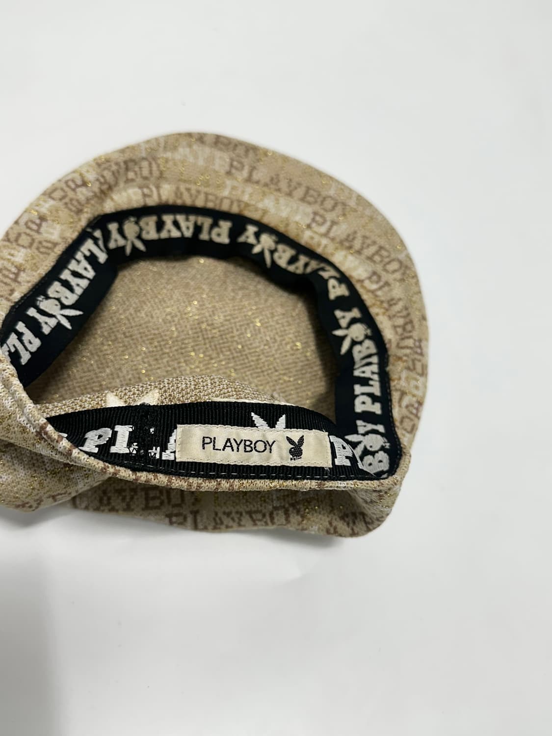 플레이보이 로고 패턴 헌팅캡 (일본판) 일본빈티지 상품이미지9
