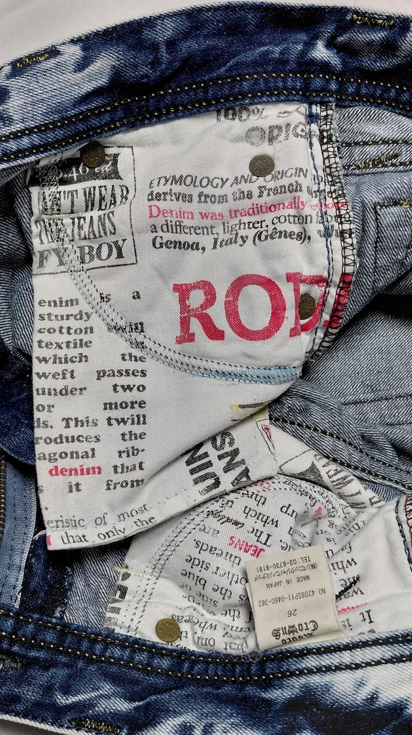 [Rodeo Crowns/26]  로데오 크라운즈 스노우 워싱 데님 팬츠 상품이미지6