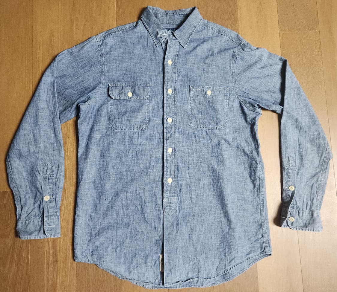 폴로 랄프로렌 샴브레이 데님셔츠(M) 상품이미지1
