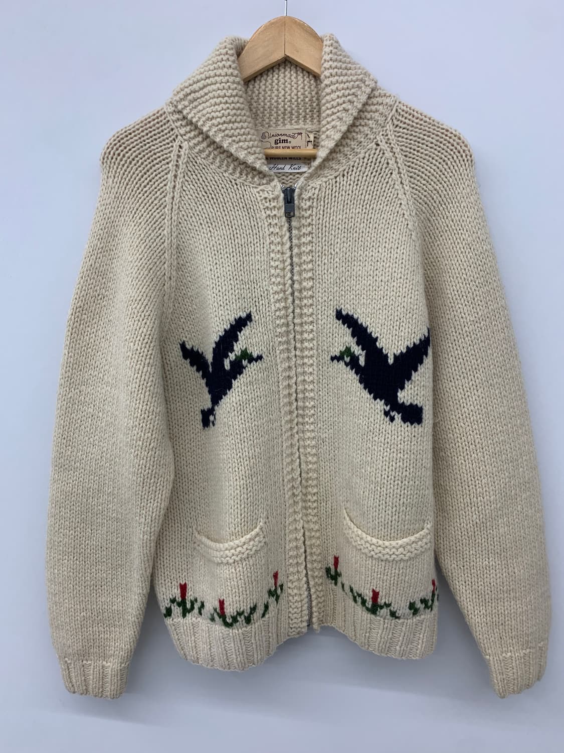 Gims tokyo gim woolen mills 니트 집업 상품이미지3