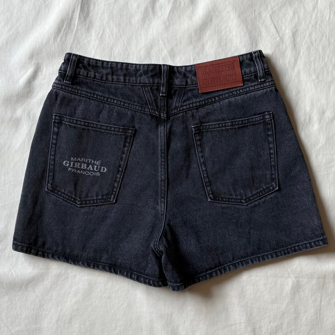 [L / 29] MFG W Denim Shorts Black 상품이미지8