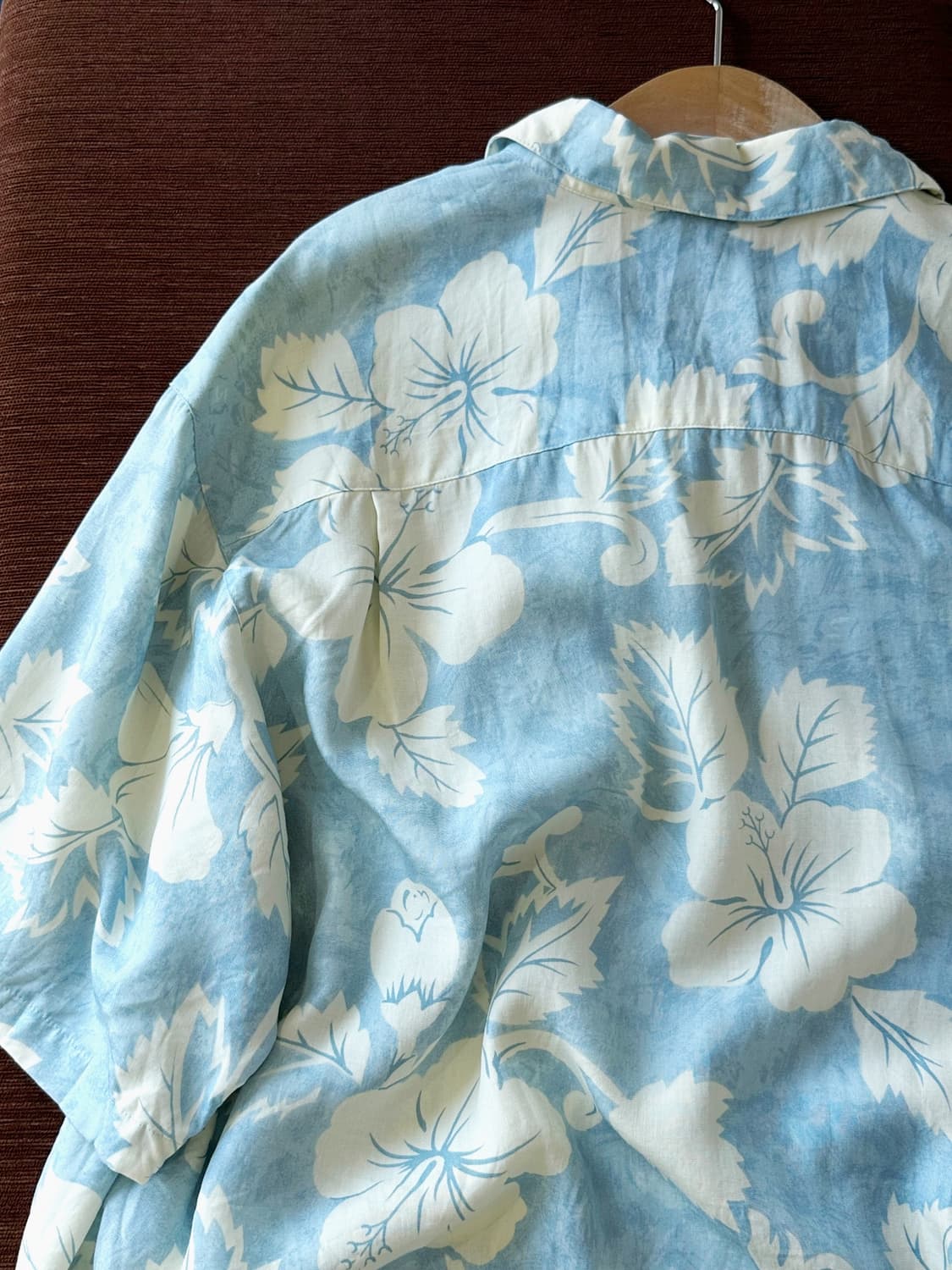 100% rayon design patterned H/S shirt 상품이미지5