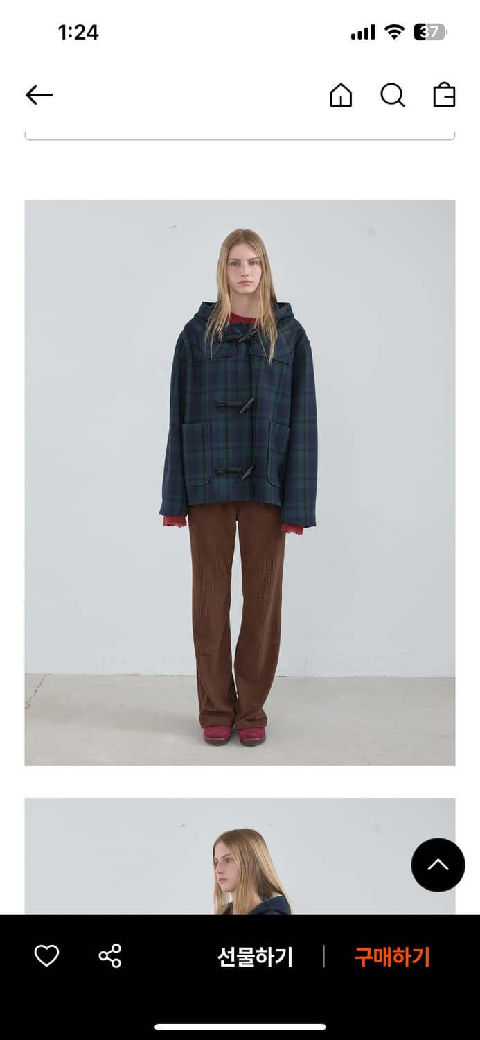 후디 더플 코트 상품이미지1