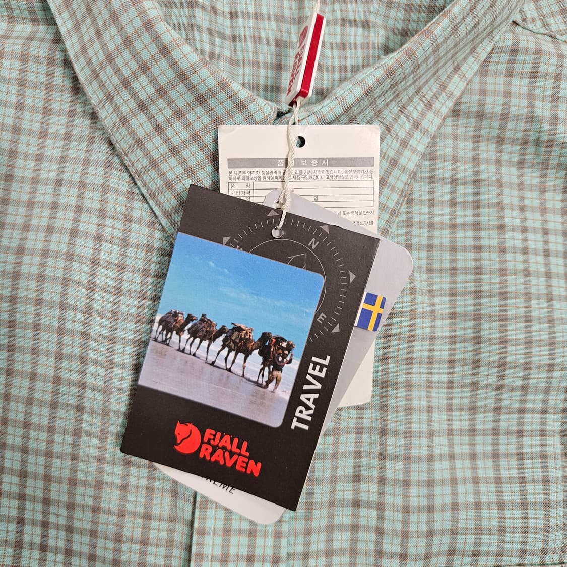 피엘라벤 체크 반팔 셔츠 XXL 상품이미지4