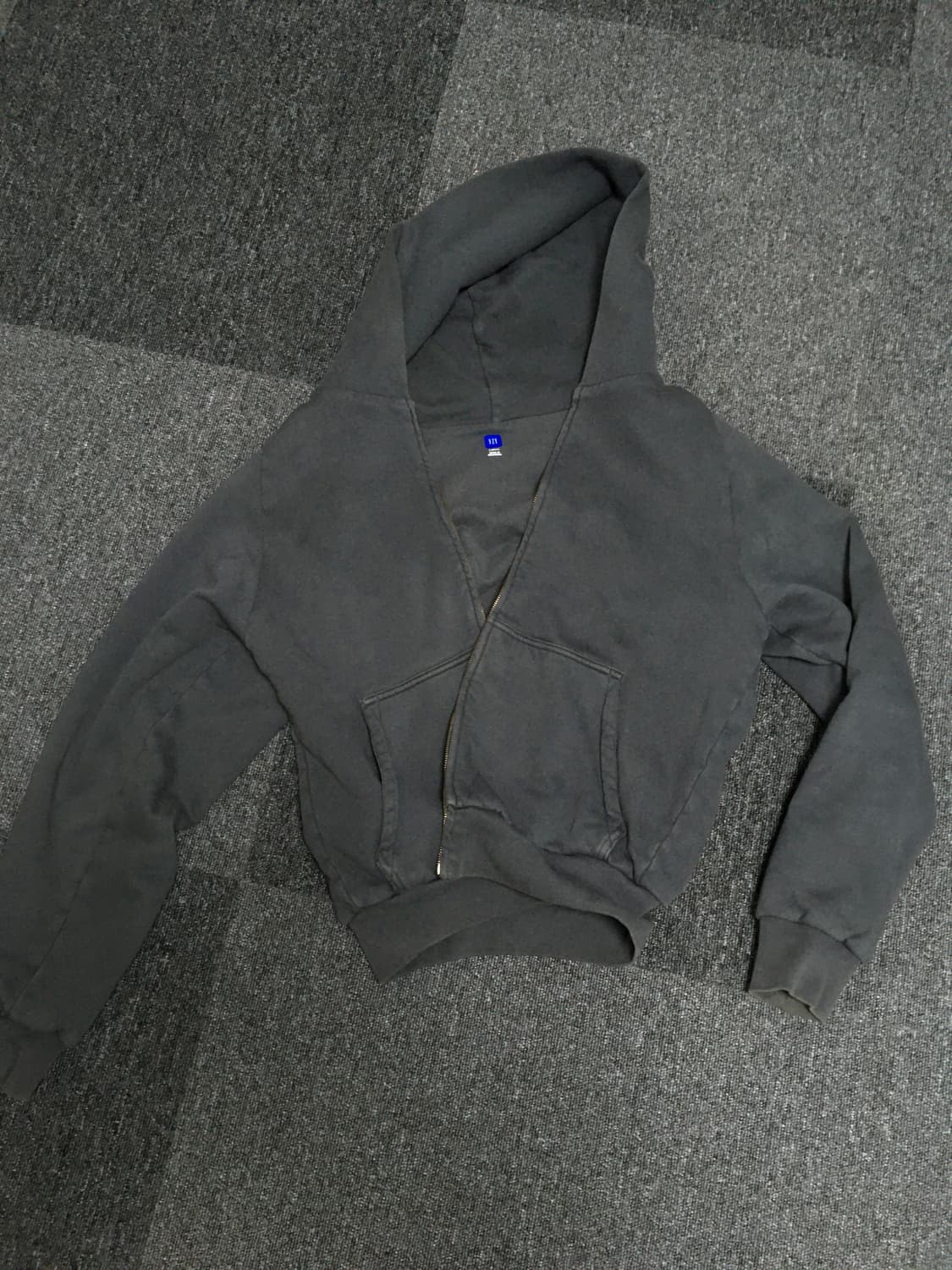 이지 후드집업 다크그레이 상품이미지2