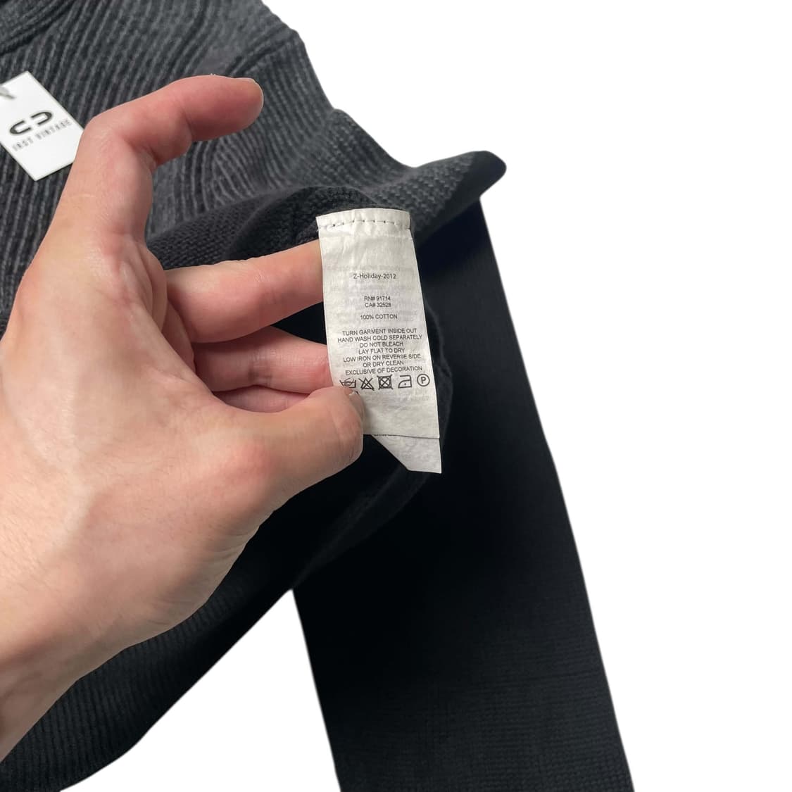 Armani exchange 투톤 니트 집업 자켓 상품이미지8