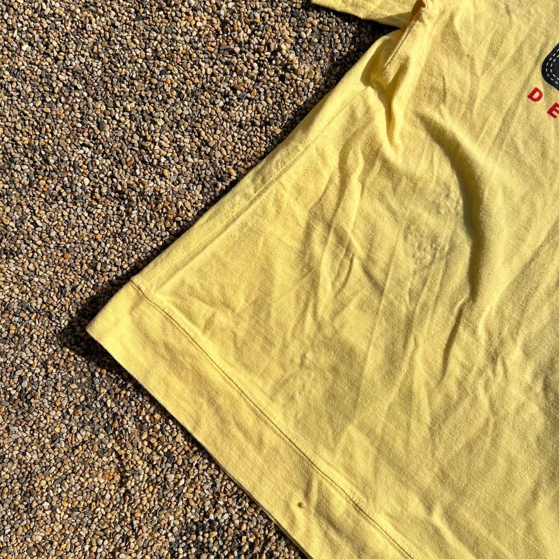 디젤(DIESEL)옐로우 후드 반팔티 상품이미지3