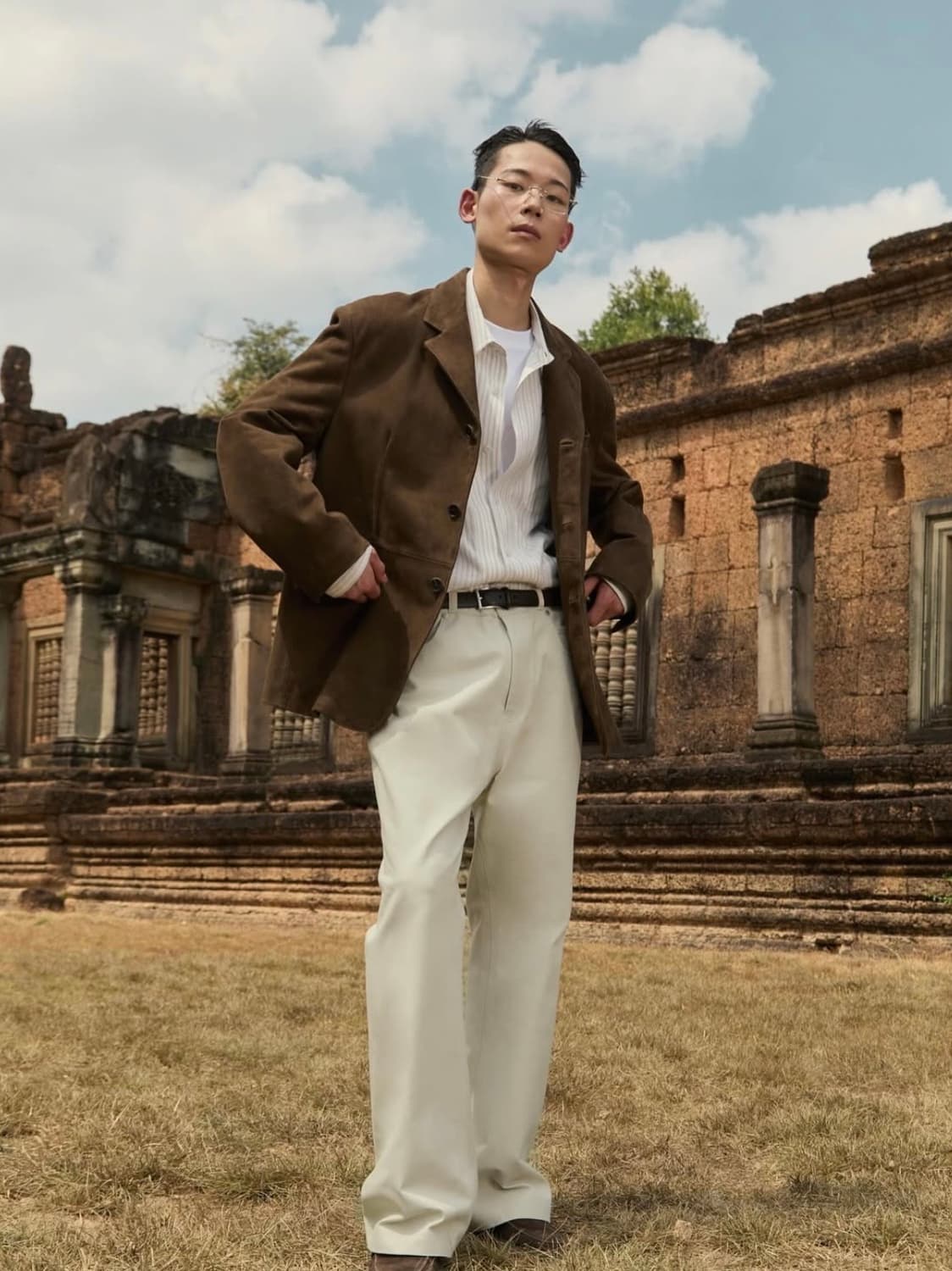 STU 고트 스웨이드 블레이저 L 상품이미지1