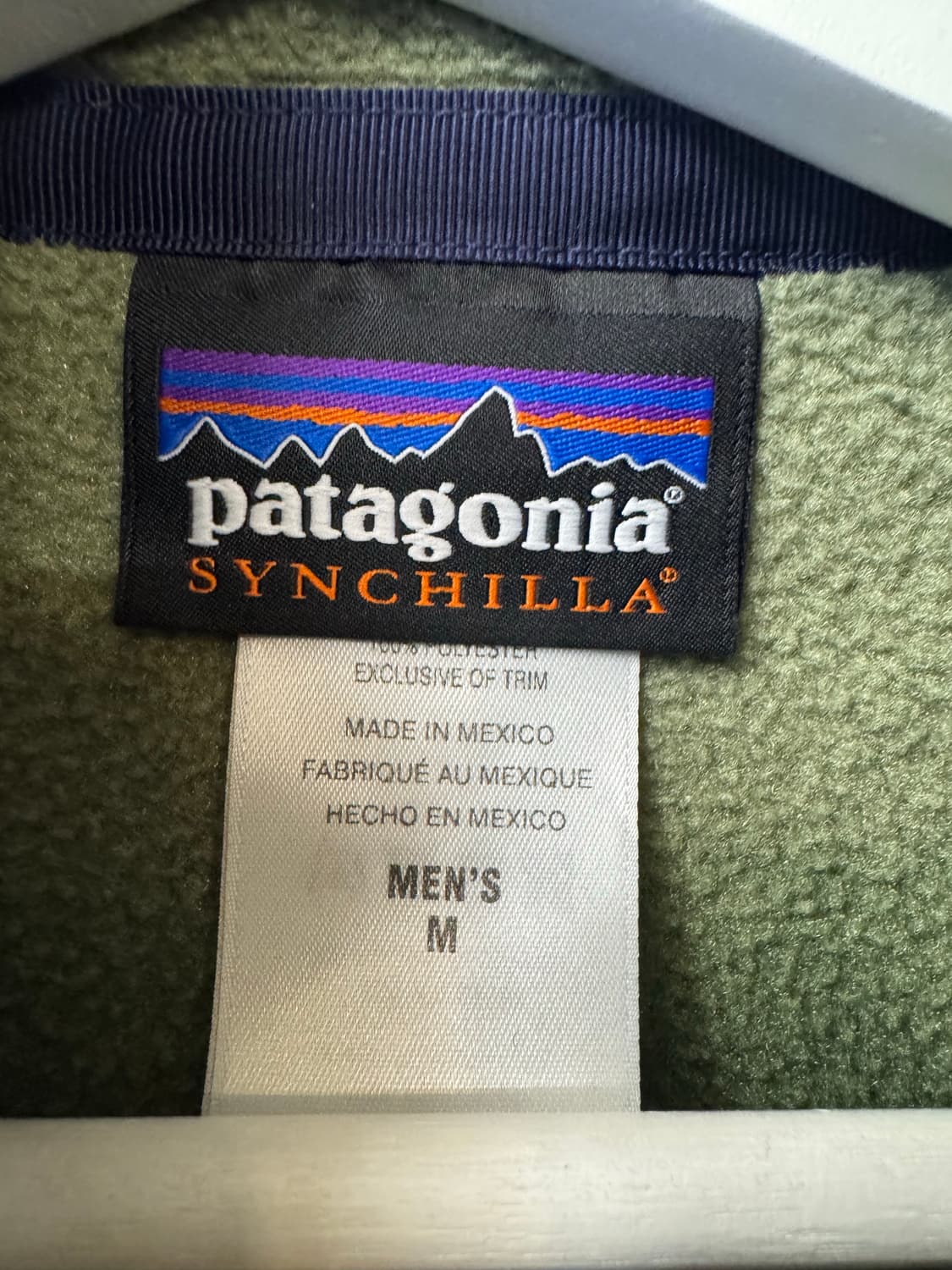 파타고니아 신칠라 패턴 그린 스트라이프 M 상품이미지3