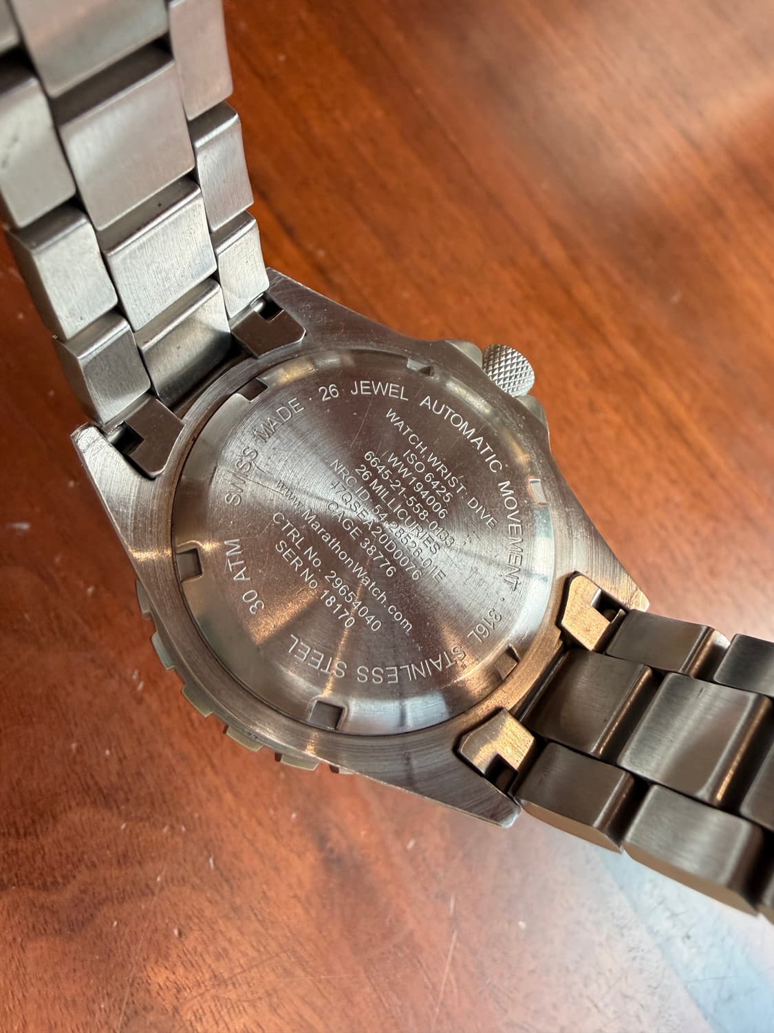 마라톤 GSAR 41mm 오토매틱 미군 특수부대 다이버 시계 상품이미지6