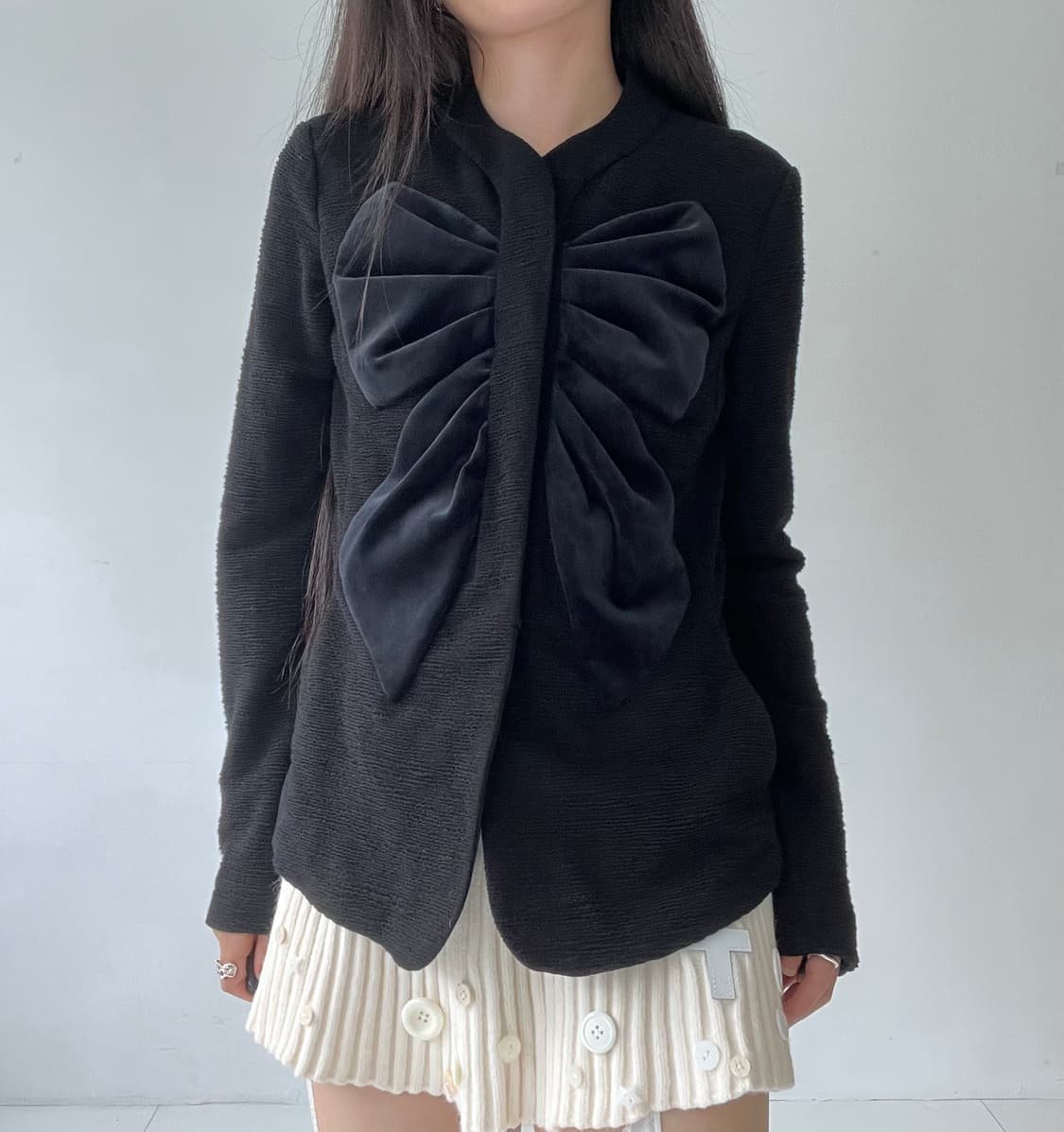 Armani big ribbon ୨ৎ jacket 상품이미지3