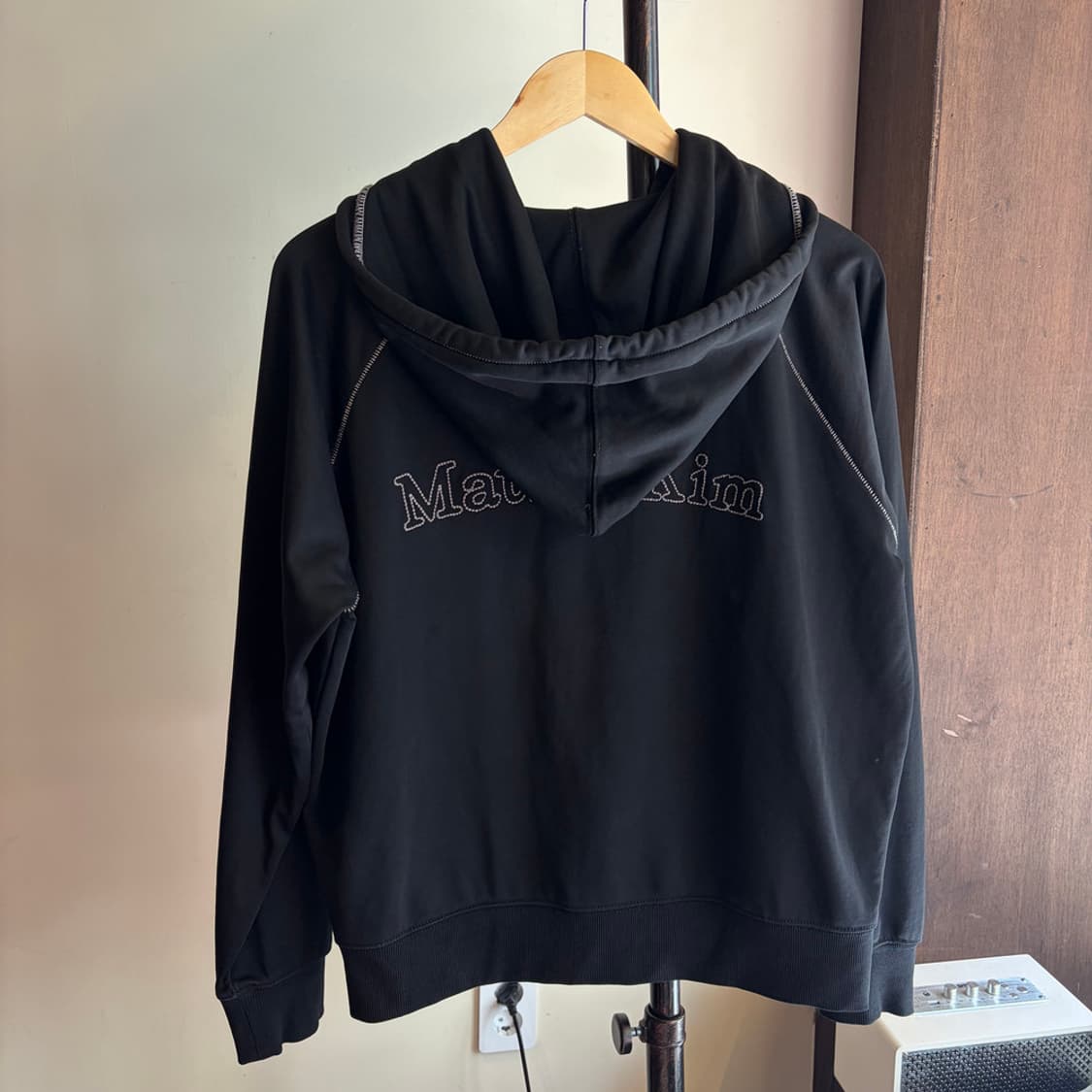 16693 - 마뗑킴 스티치 후드 집업 상품이미지4