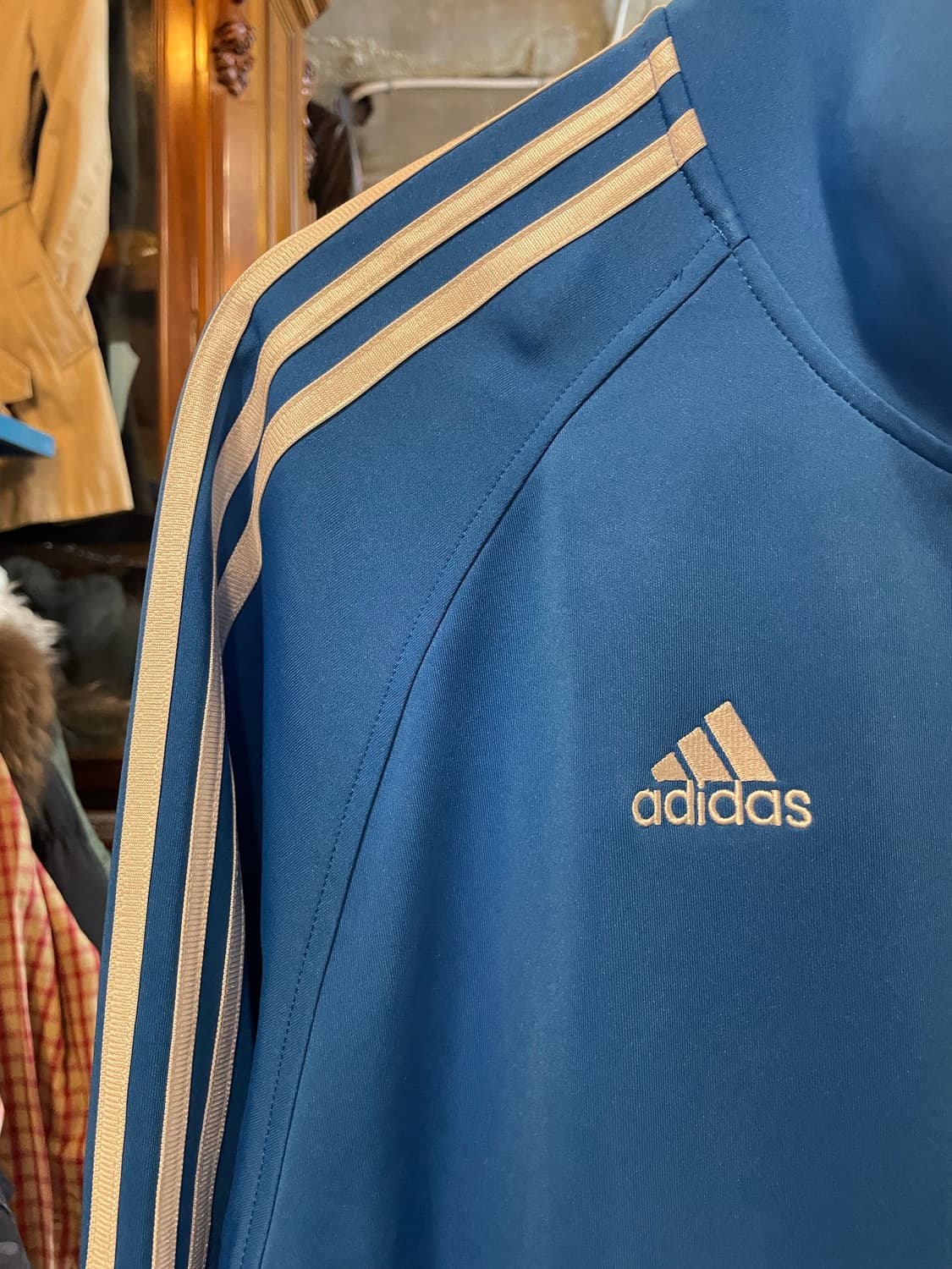 아디다스 컴뱃스포츠 마샬아츠 트랙탑 저지 자켓 라이트블루 상품이미지3