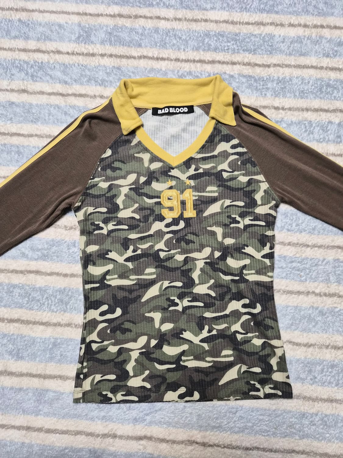 배드블러드 badblood 나쟈 져지 탑 S 상품이미지2