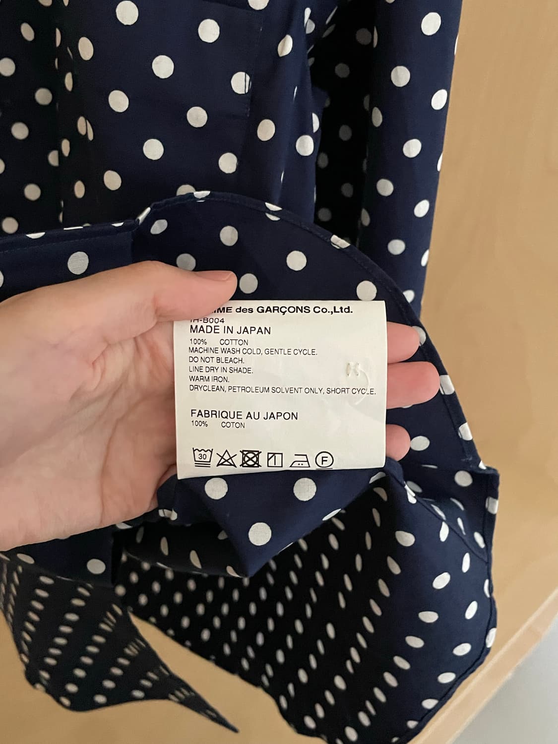 꼼데가르송 CDG 도트 셔츠 상품이미지7