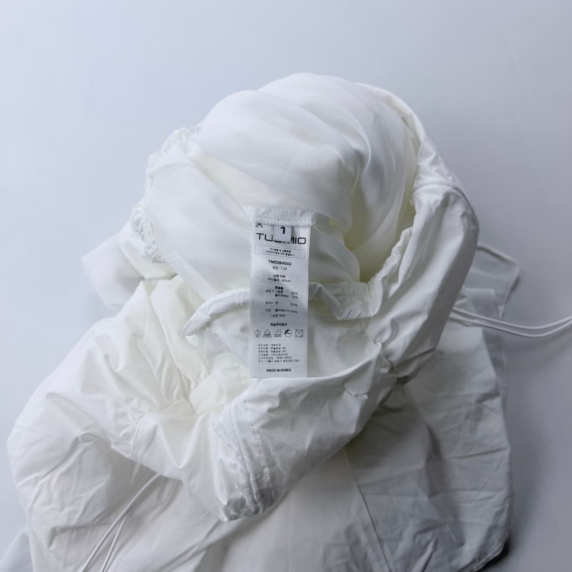 뚜오미오 레이어드 쉬폰 스커트 화이트 상품이미지5