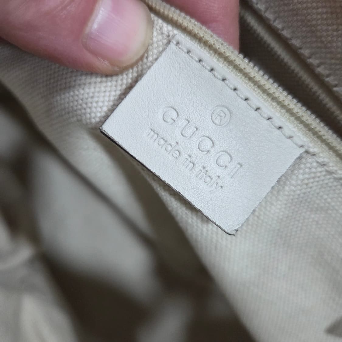 구찌 씨마 아이보리 2way 거의 새 제품 상품이미지9