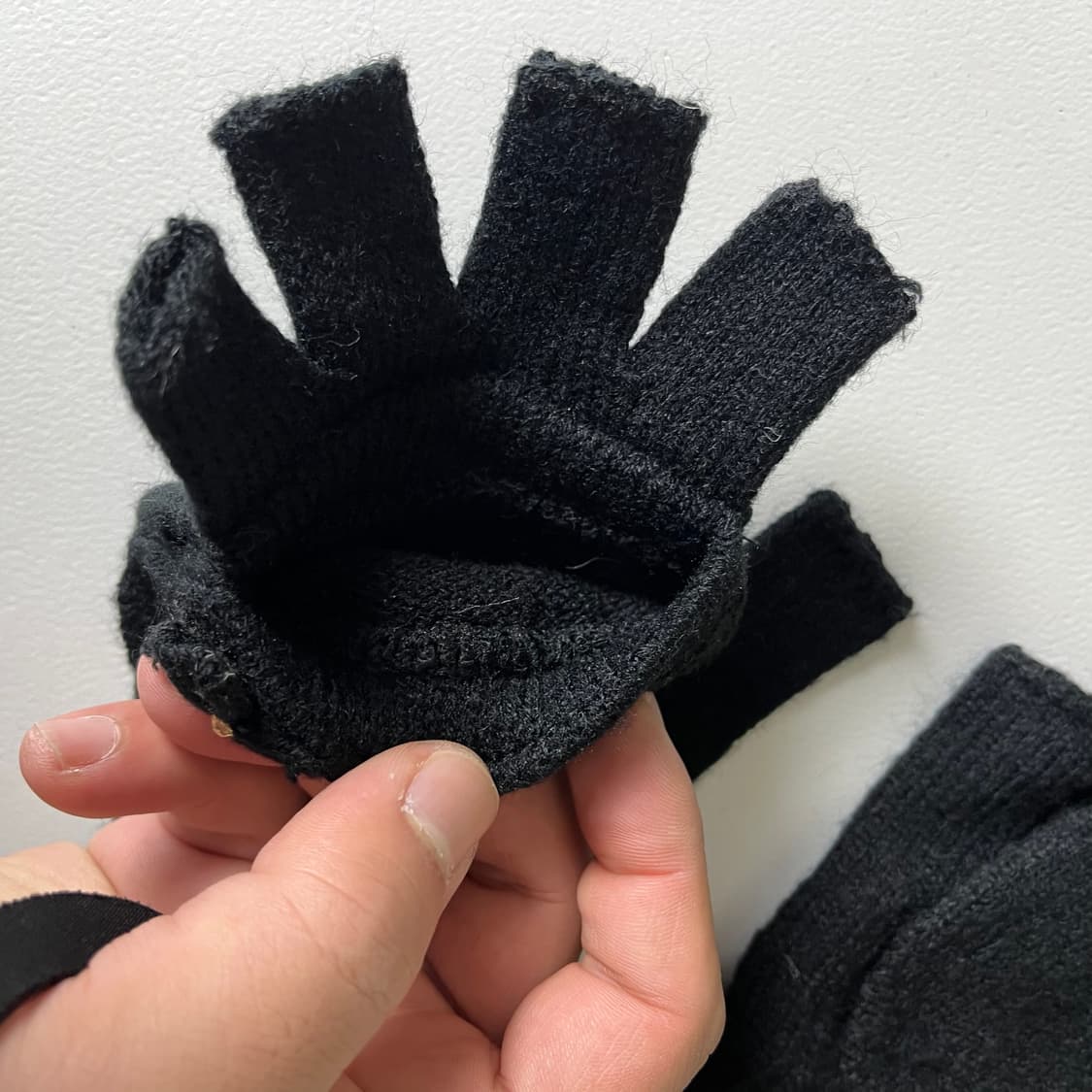 [JPN] 빈티지 재팬 리본 포켓 하프 장갑 상품이미지5