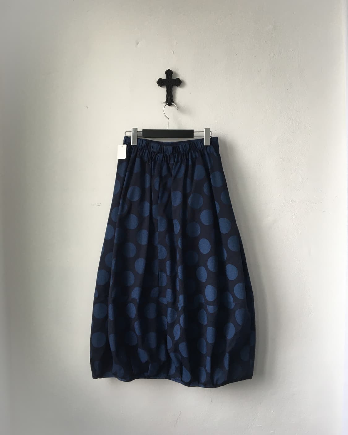 Dot pattern balloon fit long sirt 상품이미지3