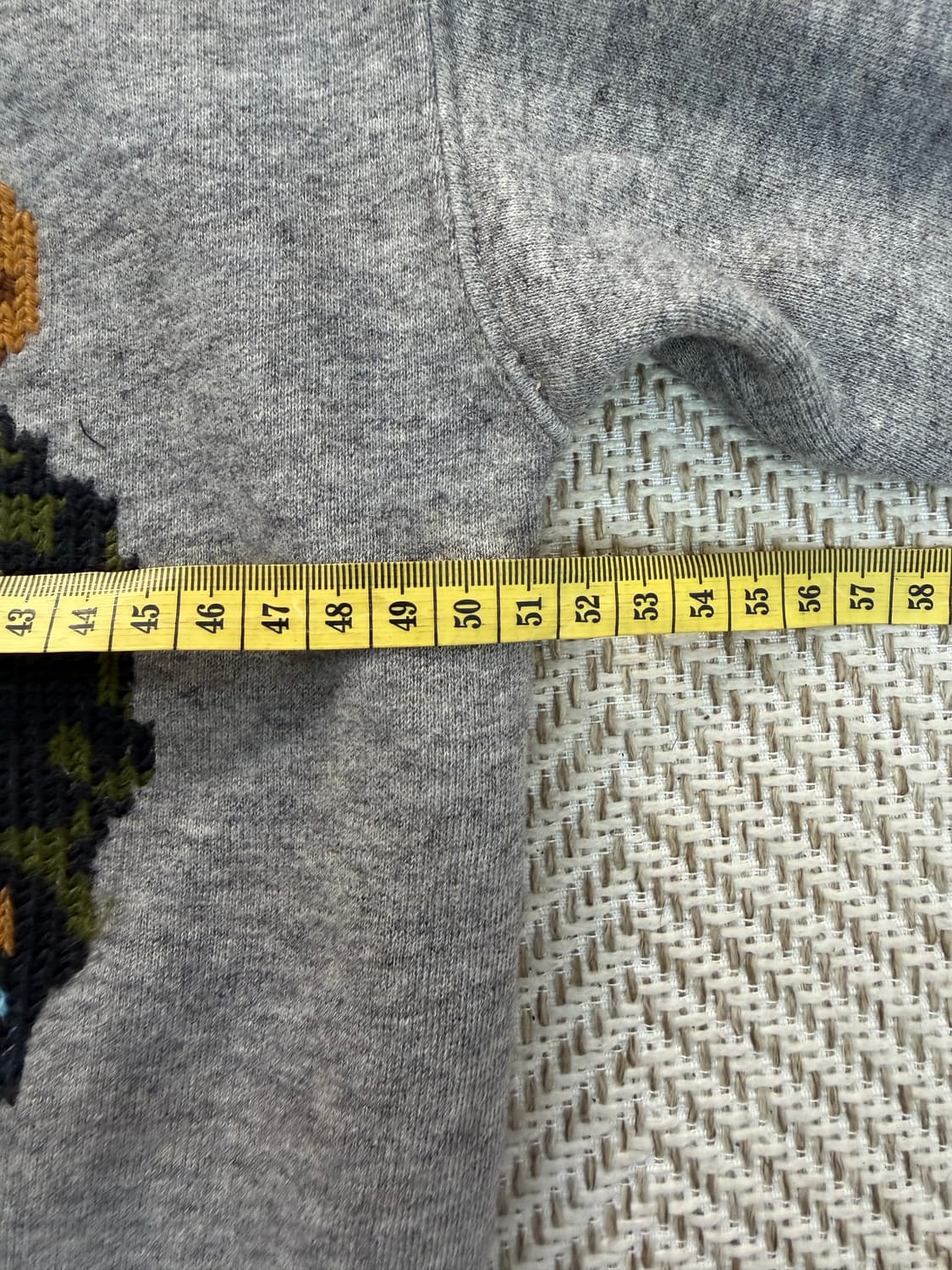 정품) 폴로랄프로렌 여성 오버핏 크로스스티치 베어 맨투맨 XS 상품이미지9