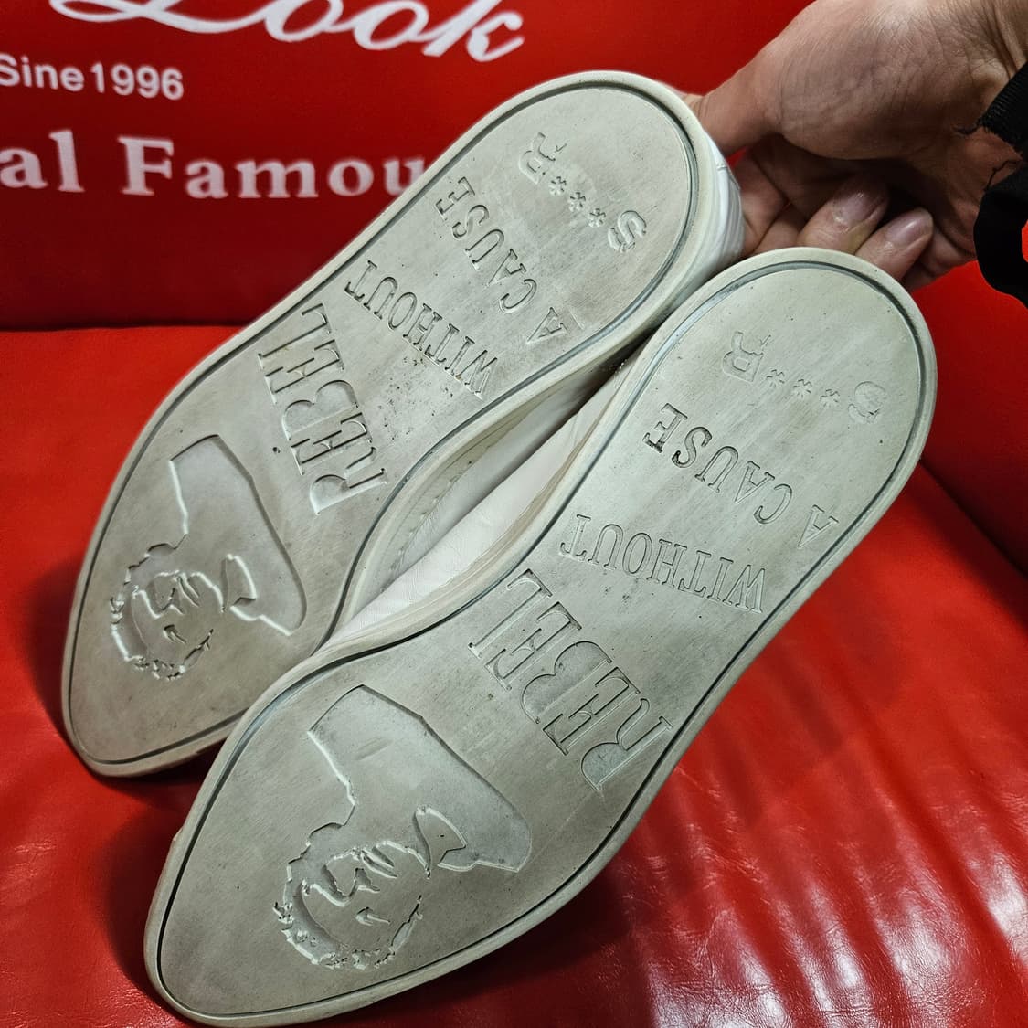 스웨어(S***R) in London 딘54 Y2k 가죽 스니커즈 42 상품이미지7