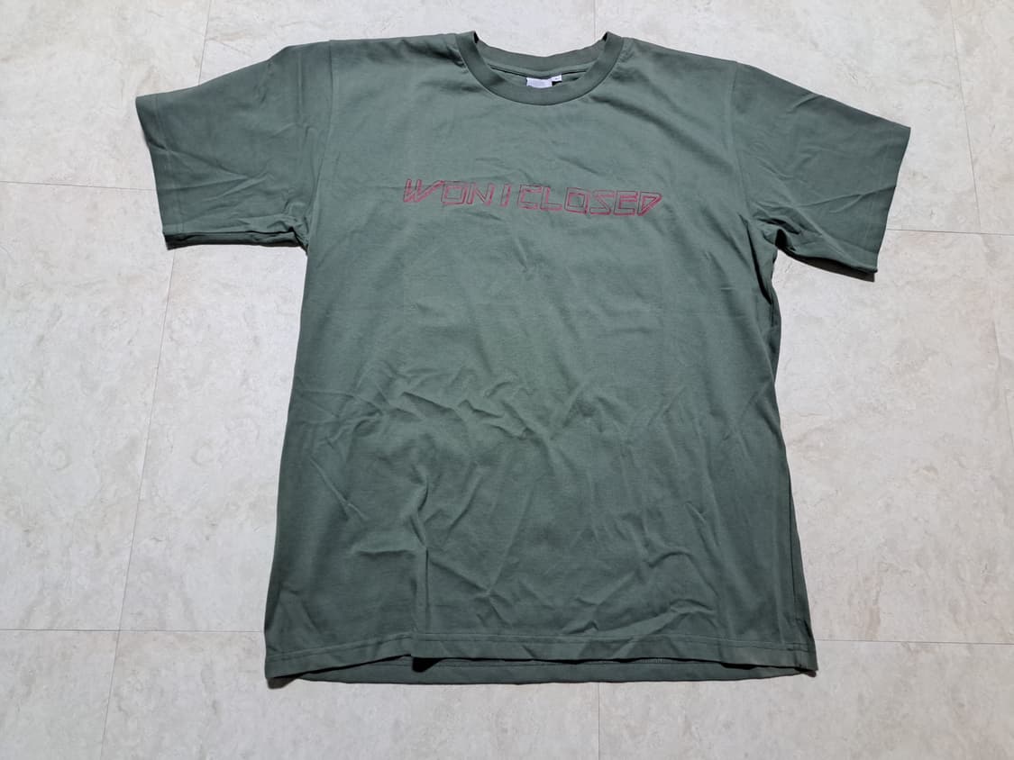 WON I CLOSED 반팔 티셔츠 L 상품이미지3