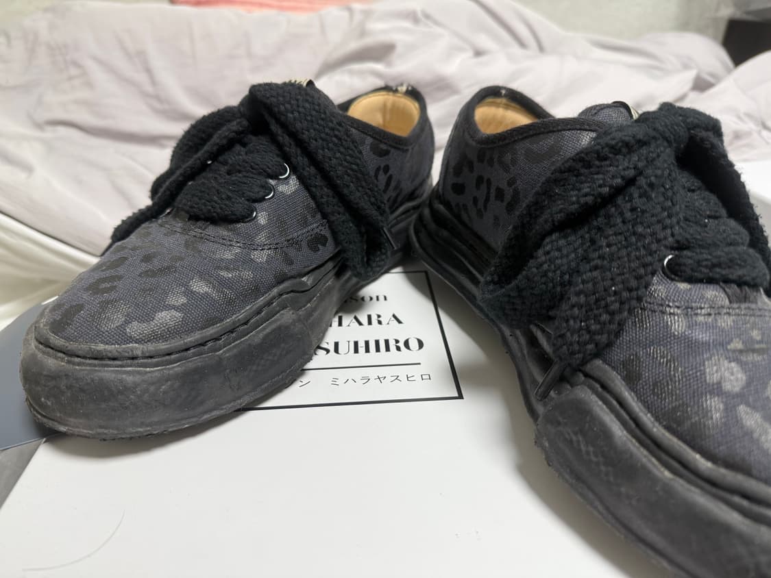 메종 미하라 야스히로 베이키 og 레오파드 블랙 40 상품이미지2