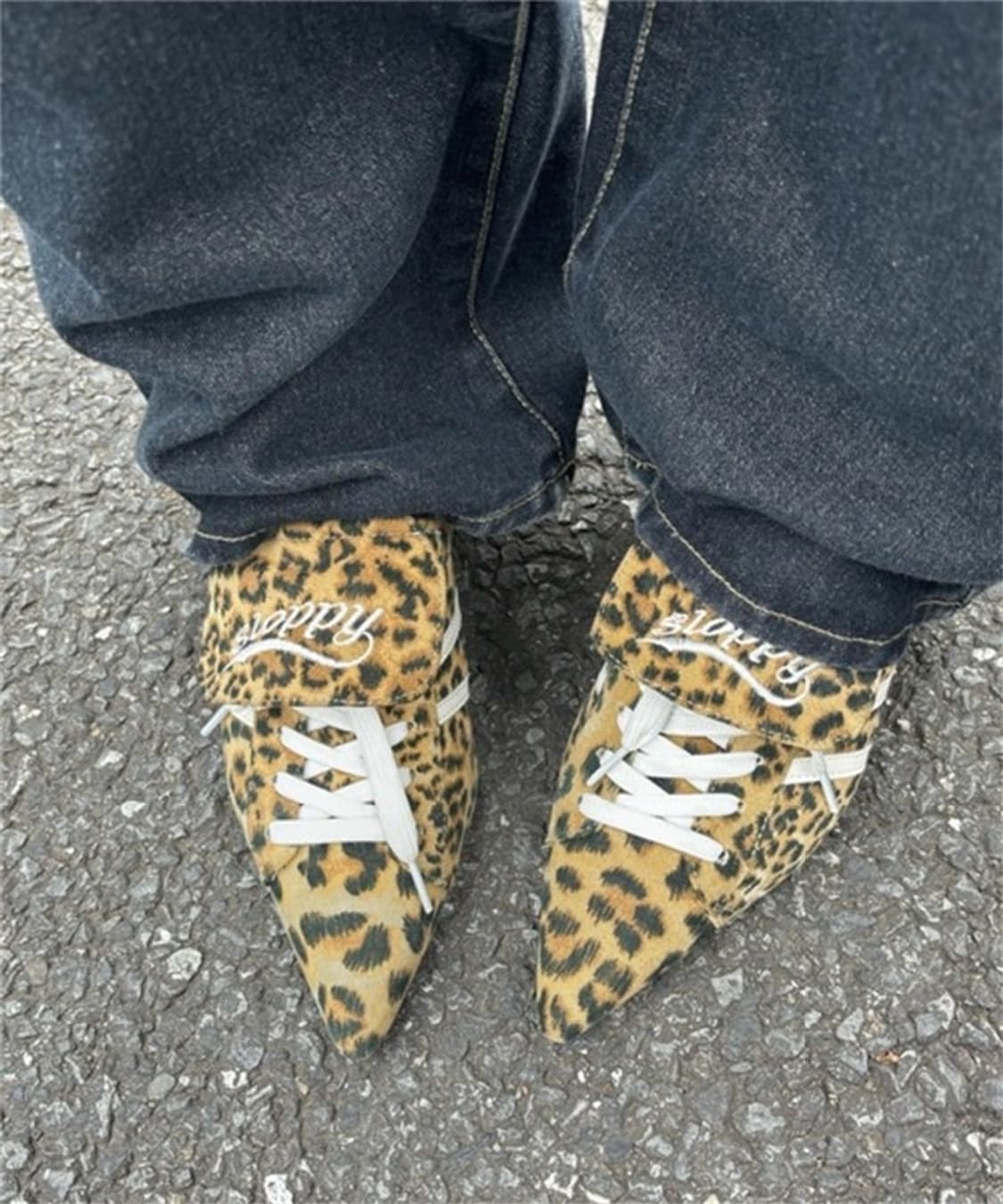 일본브랜드 레오파드 힐 상품이미지3