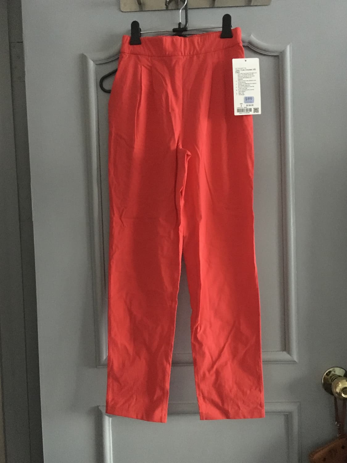 룰루레몬 팬츠 택그대로 새상품 미사용 2사이즈 상품이미지1