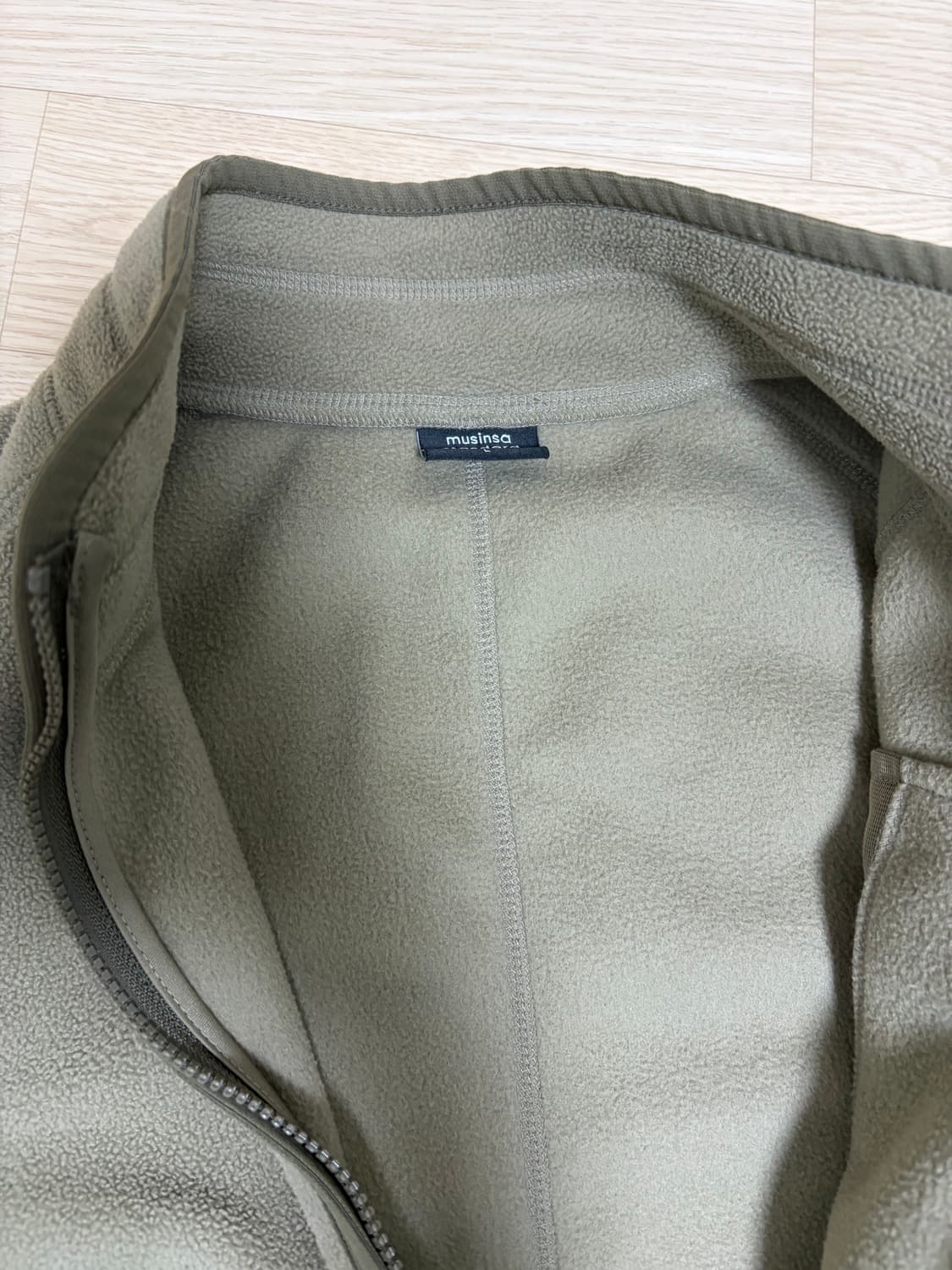 무탠다드 시티 레저 스트럭처드 폴라 플리스 머드 베이지 L 상품이미지3